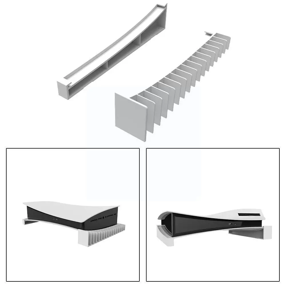 

For Ps5 De & Disc Version Console Host Horizontal Bracket Cooling Desktop Stand J9b0