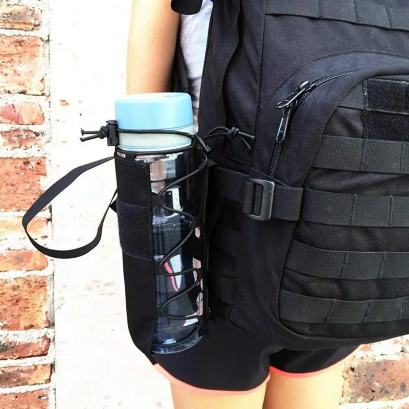 Тактика держатель бутылки питьевой мешок нейлон Molle воды Прочный для езды на