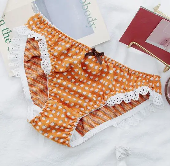 Новое поступление Размеры M, L, XL, милая Лолита, Каваий; жаккардовое пальто клубника, один из самых красивых хлопковые кружевные трусики, нижнее белье WP606