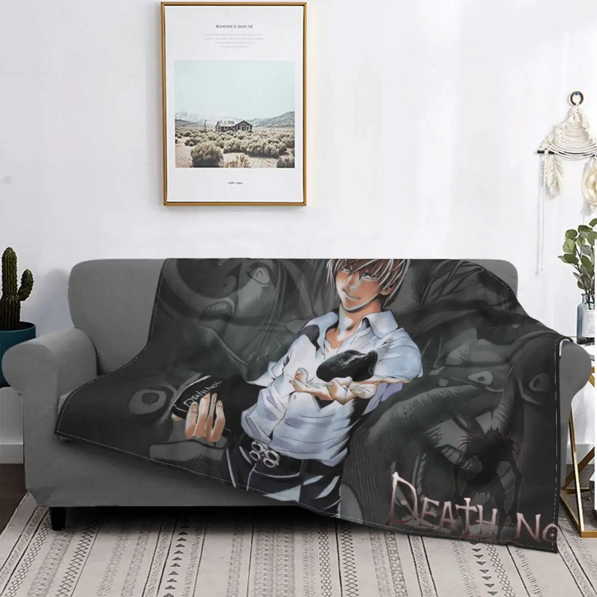 

Одеяла Death Note, ультрамягкие декоративные флисовые покрывала для постельного белья, тонкое плюшевое одеяло для спальни