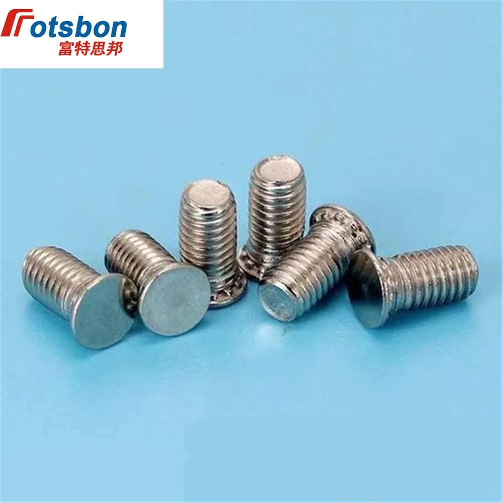 

FHS-M8-35 Round Head Studs Self-clinching Blind Rivet Protruding Stud Clinch PC Screw Platen Screws Sheet Metal Panels Vis PCB