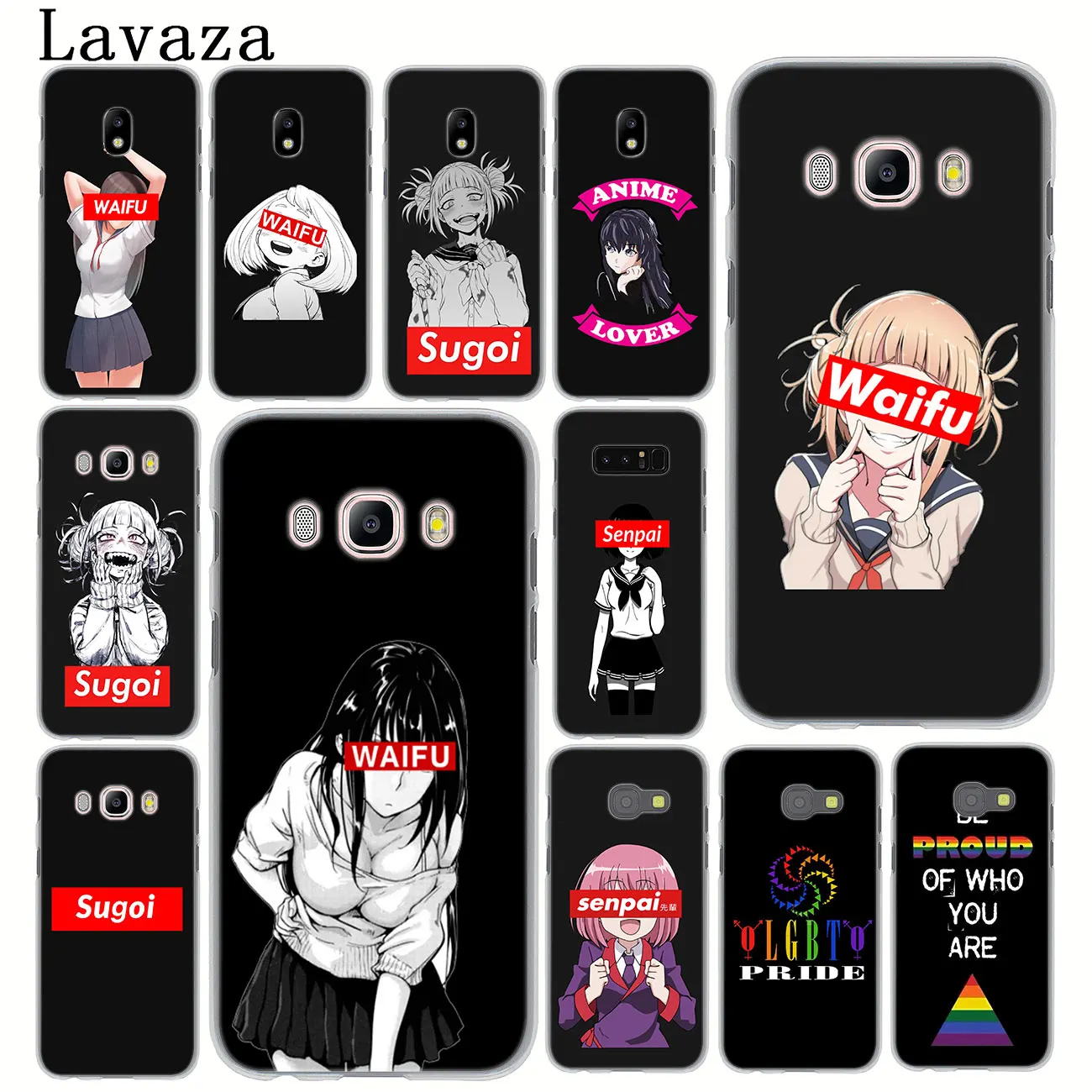 Sugoi семпай аниме Waifu с нарисованной девочкой чехол для телефона samsung Galaxy J8 J7 Duo J4 J5 J6