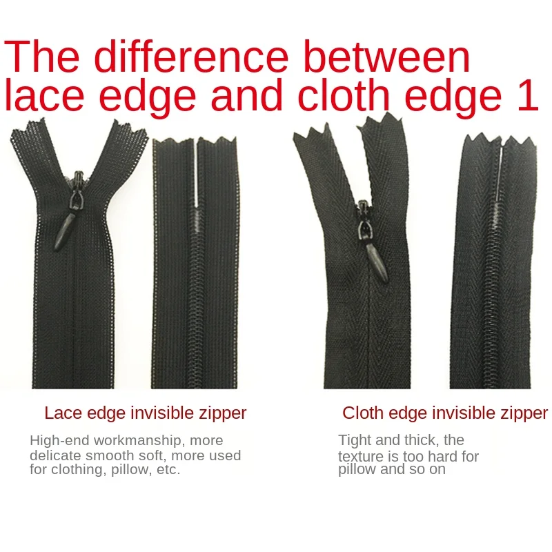 Оптовая продажа 50 шт./лот белый/черный/белый цвет 3 #20 см 25 30 нейлоновые невидимые