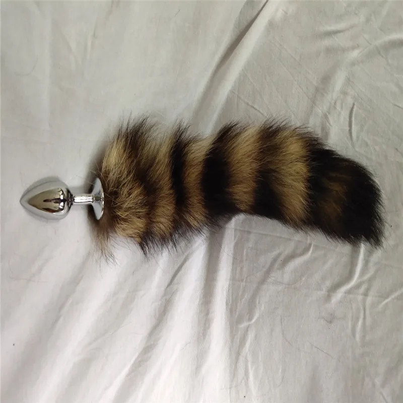 Водная сука хвост Зубр енота Косплей Опора анальный задний двор игрушки пара