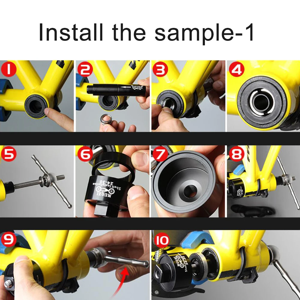 

Press Fit Bottom Bracket Internal Bearing Installation Removal Repair Tool Kit