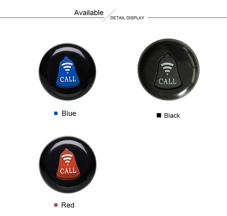 Беспроводная система вызова в очереди ресторана 1 шт. Светодиодная панель