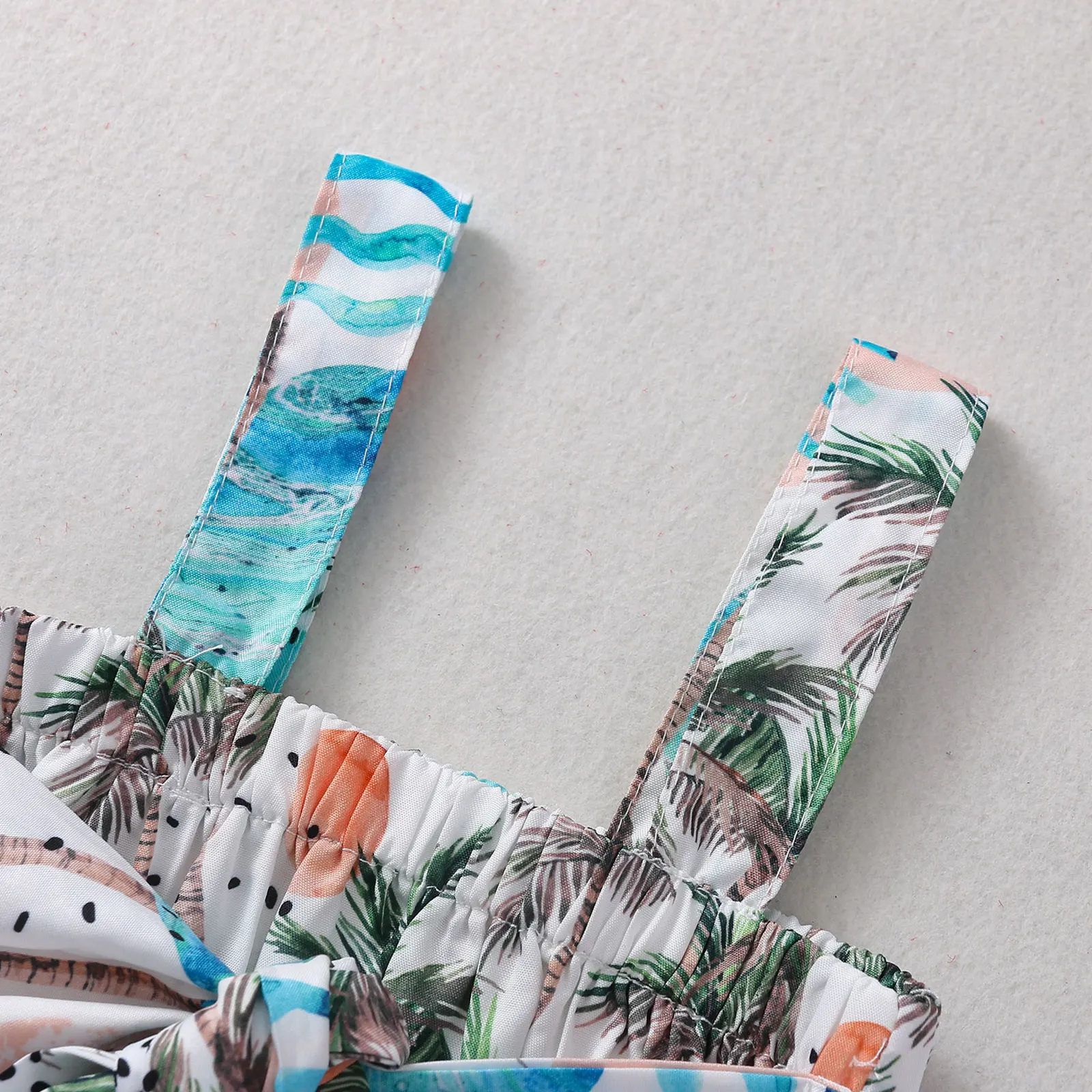 Новинка летний комплект для девочек детская пляжная футболка и шорты из 2