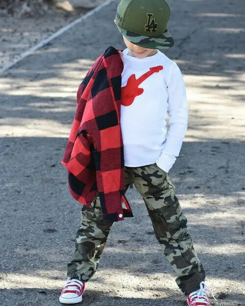 Детские камуфляжные брюки для мальчиков повседневные армейские штаны в стиле