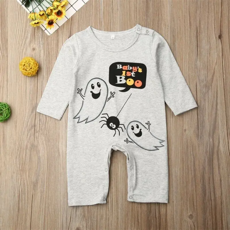 Одежда на Хэллоуин для малышей костюм призраков новорожденных девочек и