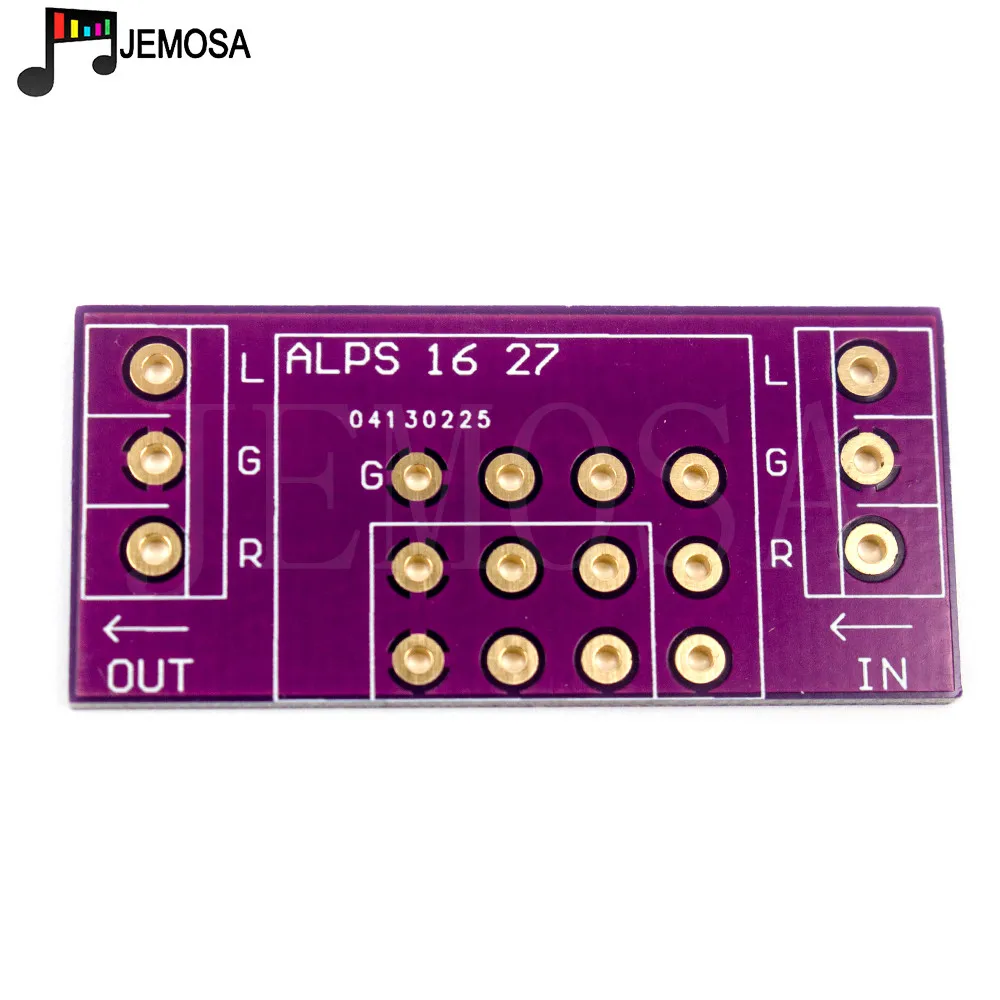 Adaptador de placa PCB FR4 de doble cara para ALPS RK16 RK27, potenciómetros de volumen, amplificador de Audio Hifi DIY, 10 piezas