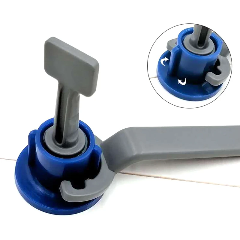 

Flat Ceramic Floor Wall Construction Tools Reusable Tile Leveling System Kittile Leveling System Kit for Tile-150Pcs