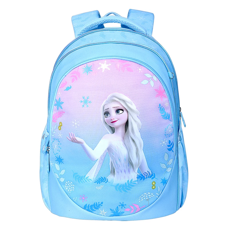 2021 Disney Frozen School Bags For Girls Elsa Anna Primary Student Shoulder Orthopedic Backpack Grade 1-5 Large Capacity Mochila