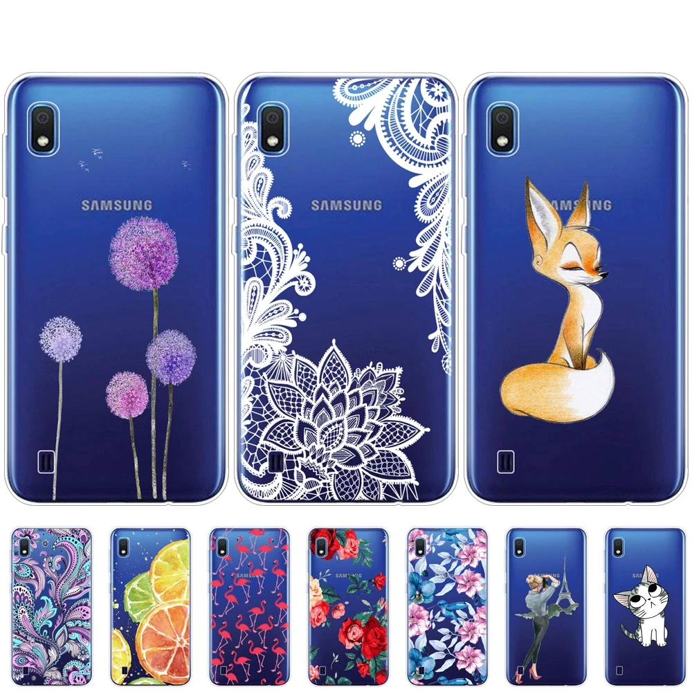 Чехол для Samsung A10 мягкий силиконовый чехол-накладка на заднюю панель телефона Galaxy