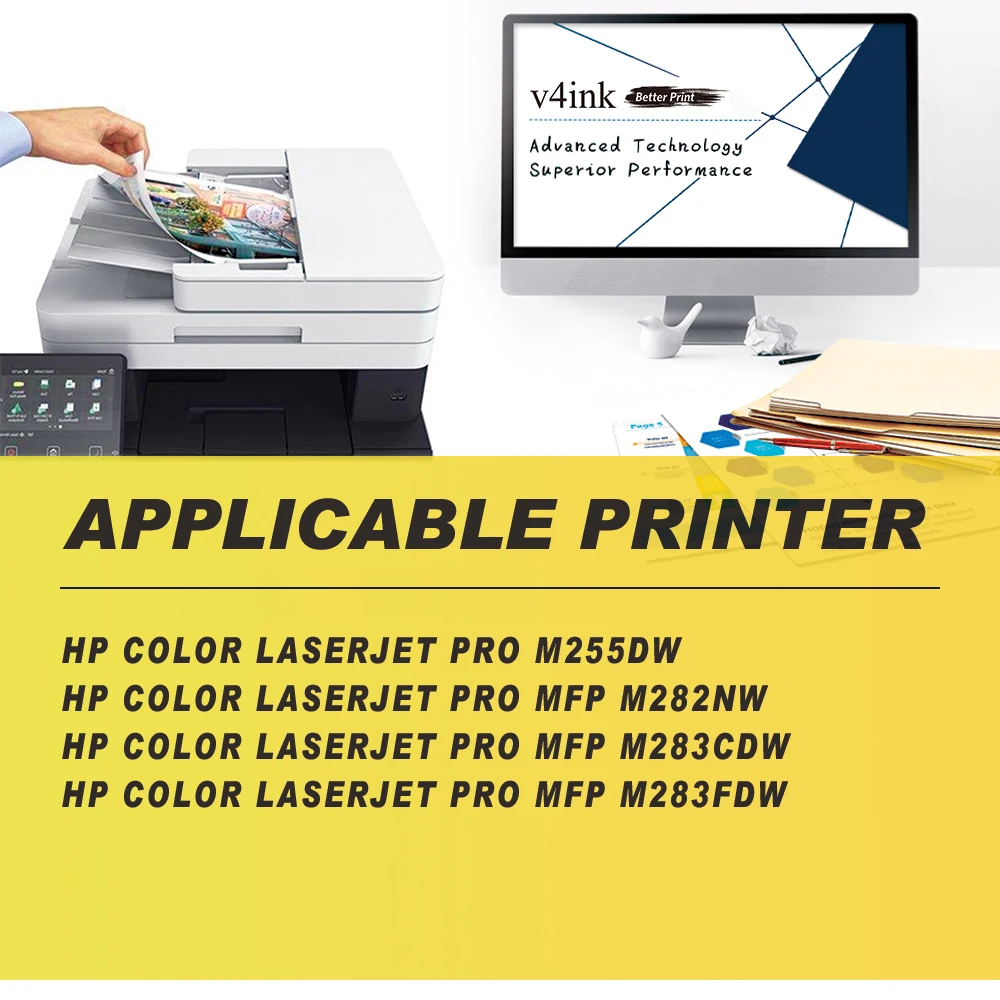 4PK 206X цветной тонер W2110X -3X для HP LaserJet Pro M283fdw M255dw  M283cdw черный, голубой, пурпурный, желтый | Компьютеры и офис | АлиЭкспресс