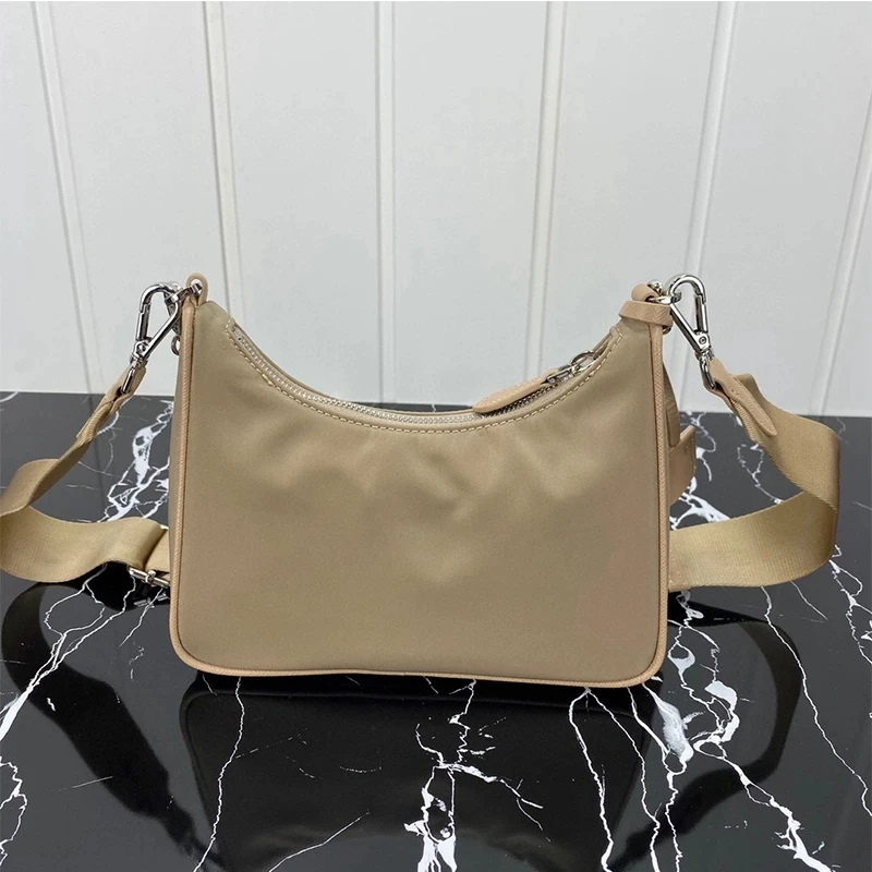 

Summer Female Single Shoulder Bag 22cm Nylon Luxury Designer Handbags 2020 The New Classical High Quality Ladies Messenger Bag