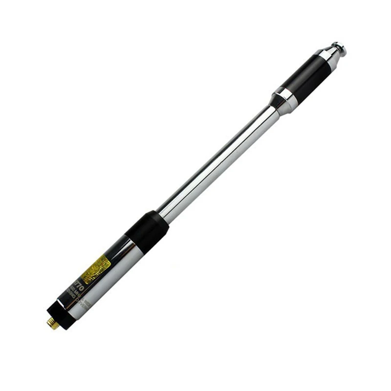 Горячая 3C RH770 Dual Band 144/430 МГц высокое усиление SMA женский телескопическая антенна