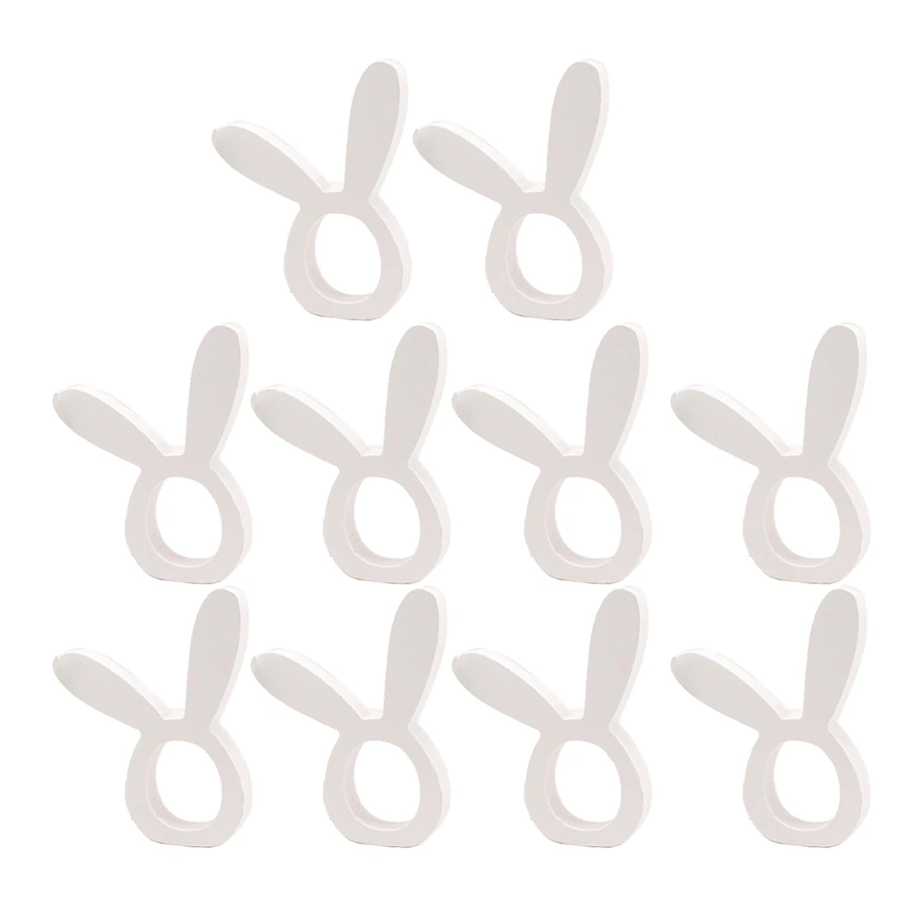 

10x Cute Napkin Rings Dining Room Napkin For Bar Restrauant Decor