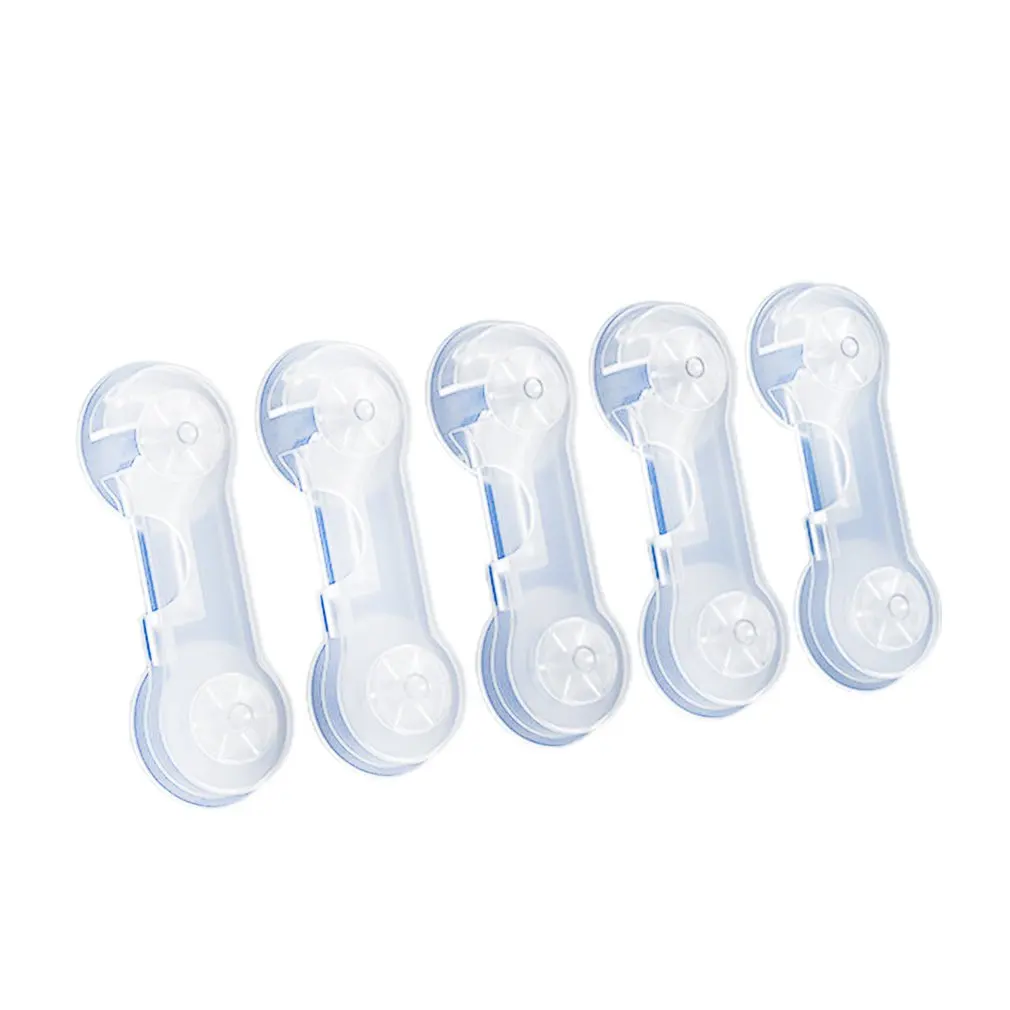 

5pcs Flexible Adjustable Children Safety Protection Drawer Pair Unlock Strap And Lock System Security Lock