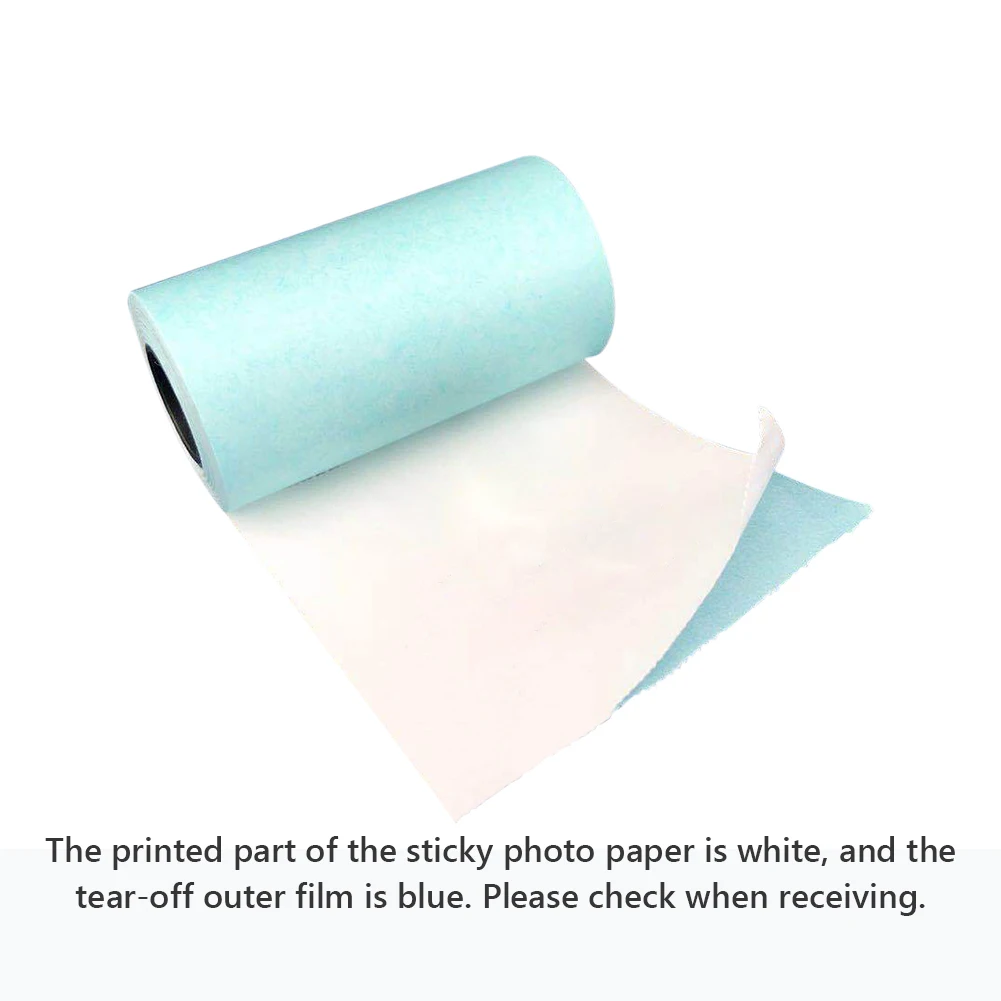 

1 Roll Direct Thermal Labels Roll 57*30mm Strong Adhesive Sticker Clear Printing for PeriPage A6 Pocket BT Thermal Printer
