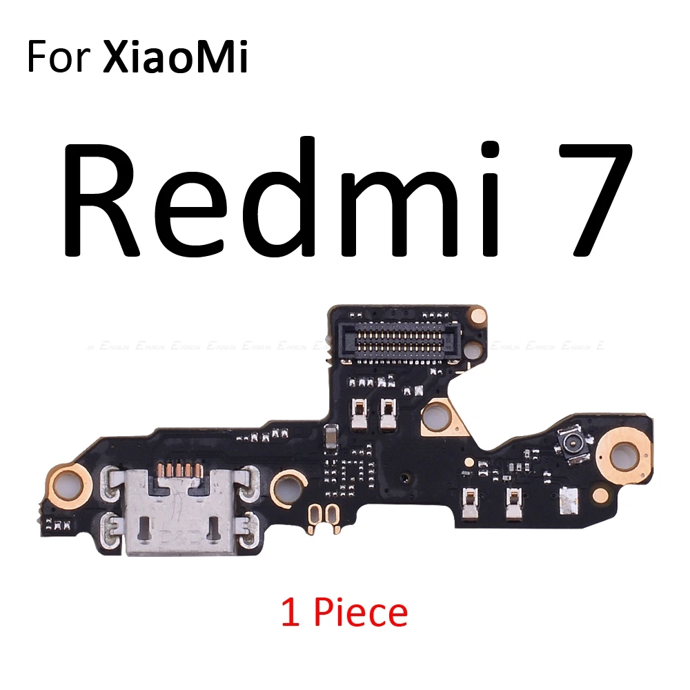Зарядная док-плата с разъемом питания и гибким кабелем для XiaoMi PocoPhone F1 Redmi Note 7 6 5 Pro Plus 7A 6A S2 - Цвет: For Redmi 7
