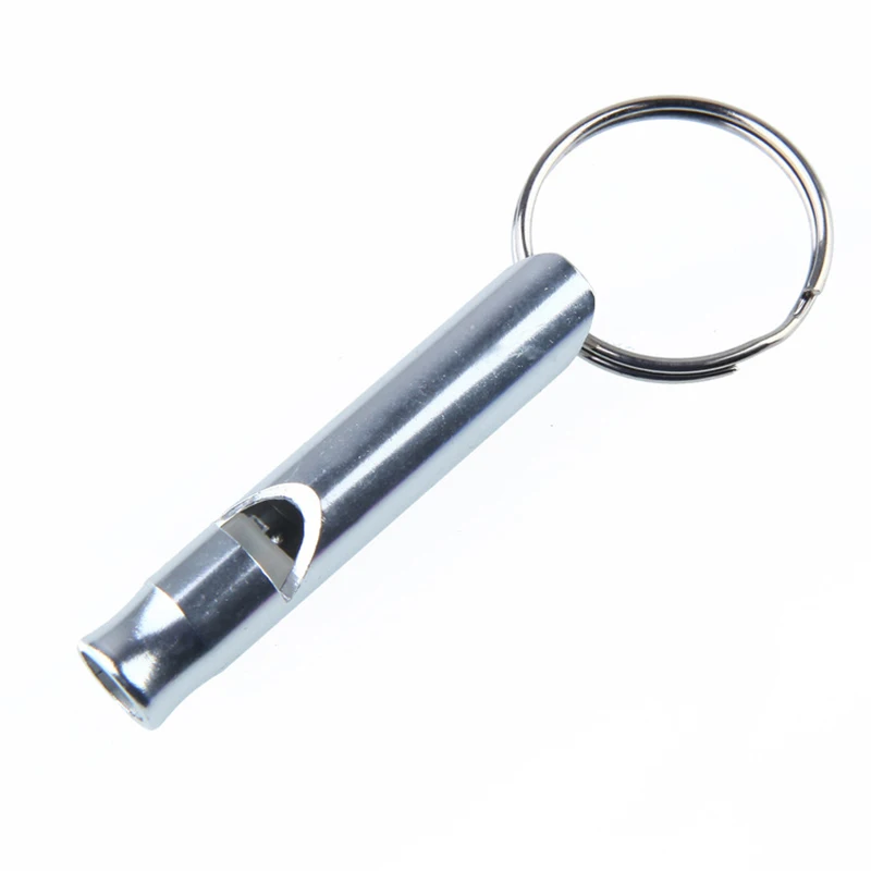 Свисток из алюминиевого сплава 1 шт. брелок для кемпинга походов спорта