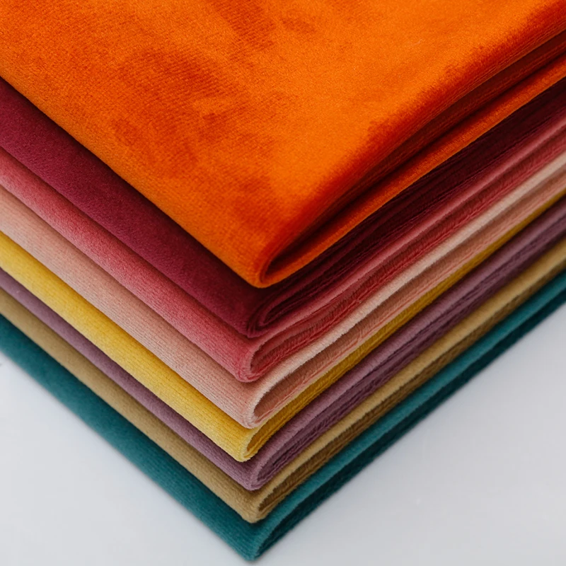 

Width 59'' Application Of Matt Flannel Velvet Fabric By The Yard For Upholstery Sofa Curtain Clothing Material