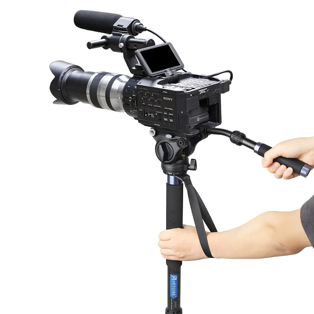 Новый обновленный монопод из углеродного волокна LS70CT с подставкой для штатива