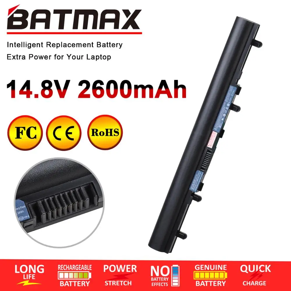 Аккумулятор для ноутбука Batmax AL12A32/V5 Acer Aspire 171 V5 431 471 531 AL12A32|Аккумуляторы ноутбуков|