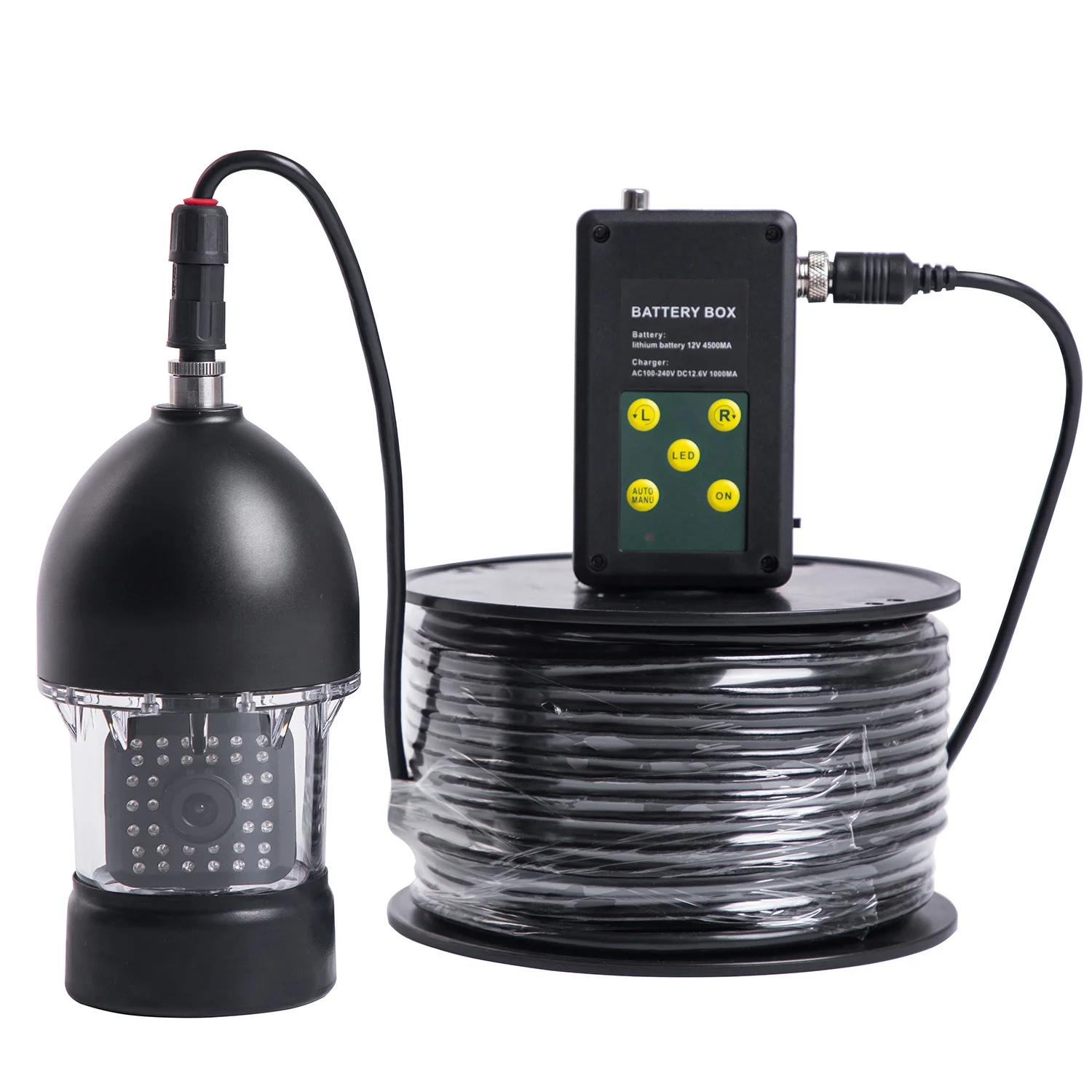 Купить Камера для подводной рыбалки, 360 TVL HD, 7 дюймов, 36 светодиодный т.