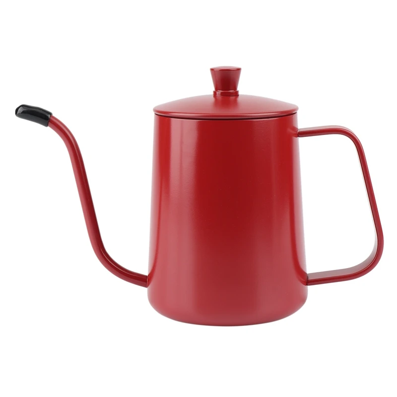 

600Ml Stainless Steel Hand Brewed Coffee Pot Hanging Ear Pot Small Mouth Long Mouth Hand Brewed Coffee Pot A