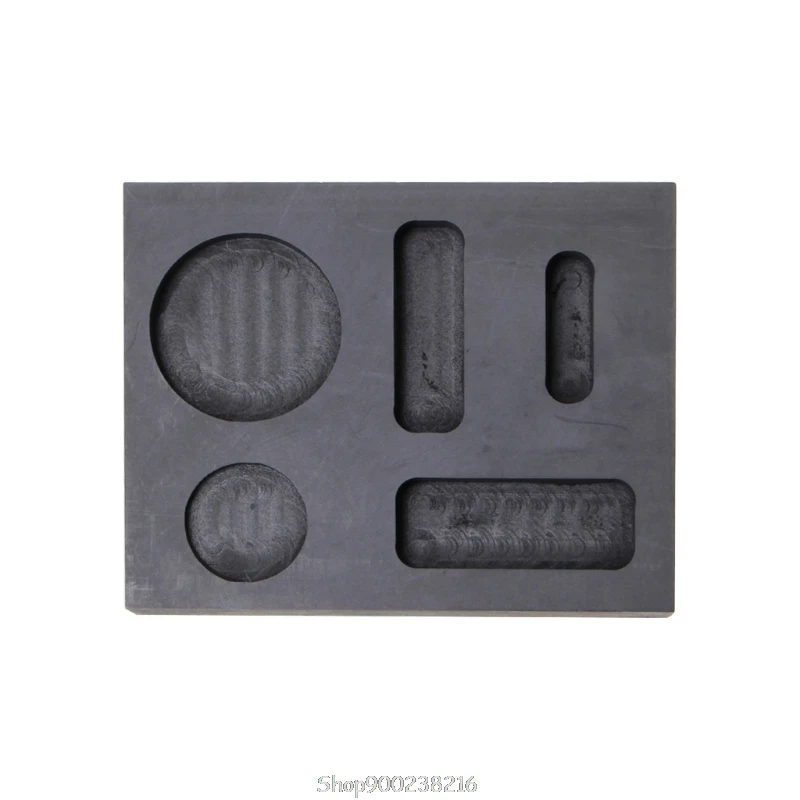 

High-purity Graphite Crucible Silver Gold Melting Metal Coin Bar Molds Smelting N05 20 Dropship