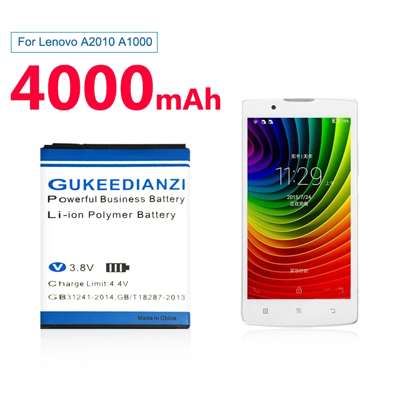 GUKEEDIANZI BL211 BL246 BL210 BL234 BL253 Батарея для lenovo P780 Z90 A536 A606 S820 A5000 A2010 литийионный Аккумулятор для Батарея