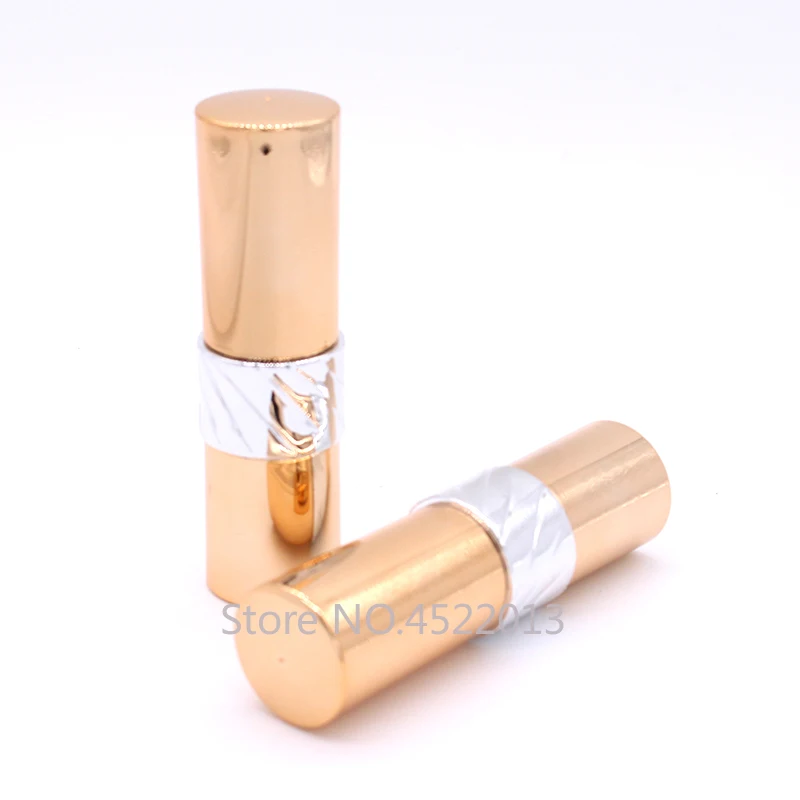 

12.1mm 10/30/50pcs Empty Black Lipstick Tube, Beauty Makeup Lip Rouge Refillable Bottle, Plastic Gold/Red Lip Balm Containers