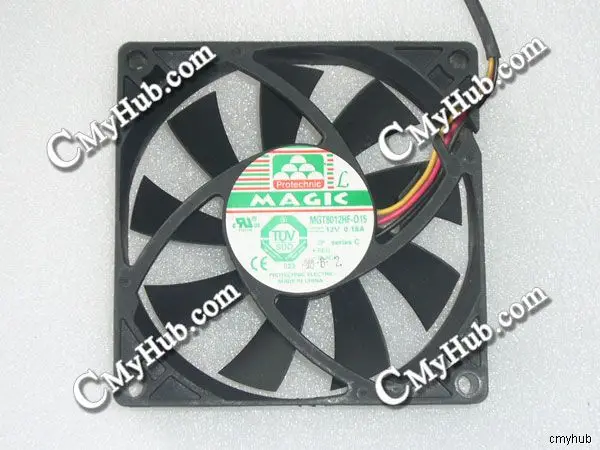 Для Protechnic MGT8012HF 015 DC12V 0.18A 8015 8cm 80mm 80x80x15 3Pin 3 проводной охлаждающий вентилятор|Кулеры