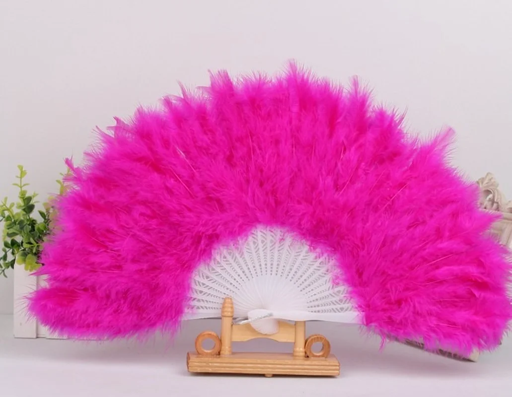 Новый пуховый закрытый вентиляторы складной веер Танец Реквизит поддержки