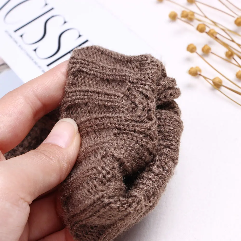

Hot Sale Women Wool Mitten Warm Fingerless Gloves Hand Warmer Spring Winter Women Arm Crochet Knitting Faux Gloves Gants Femme