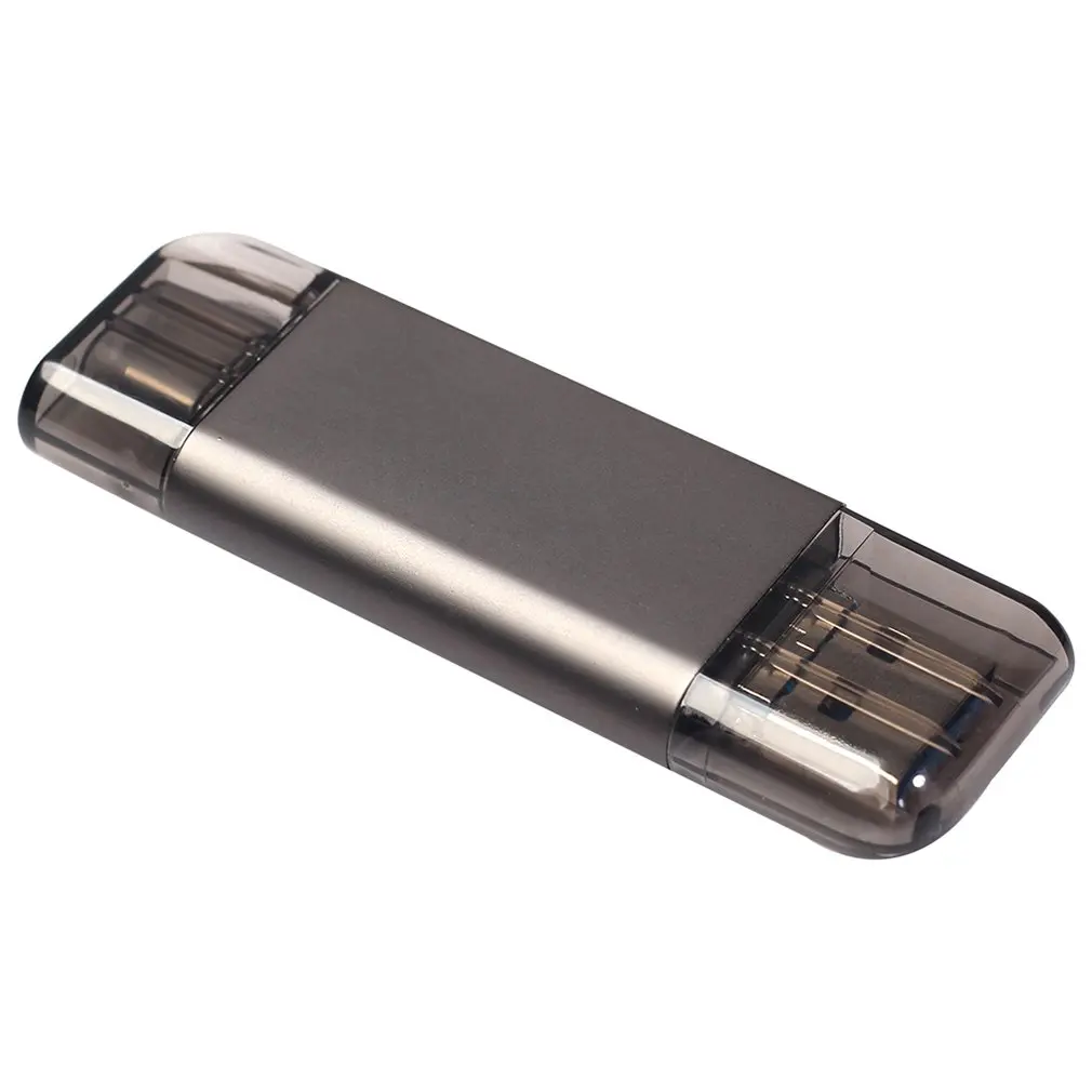 OTG кардридер 3 в 1 с USB разъемом типа C для ПК 0 устройство чтения TF карт адаптер