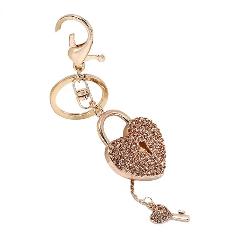 

New Arrival!!! Keychain Faux Crystal Rhinestone Heart Shape Zinc Alloy Tassels Car Keyring for Bag