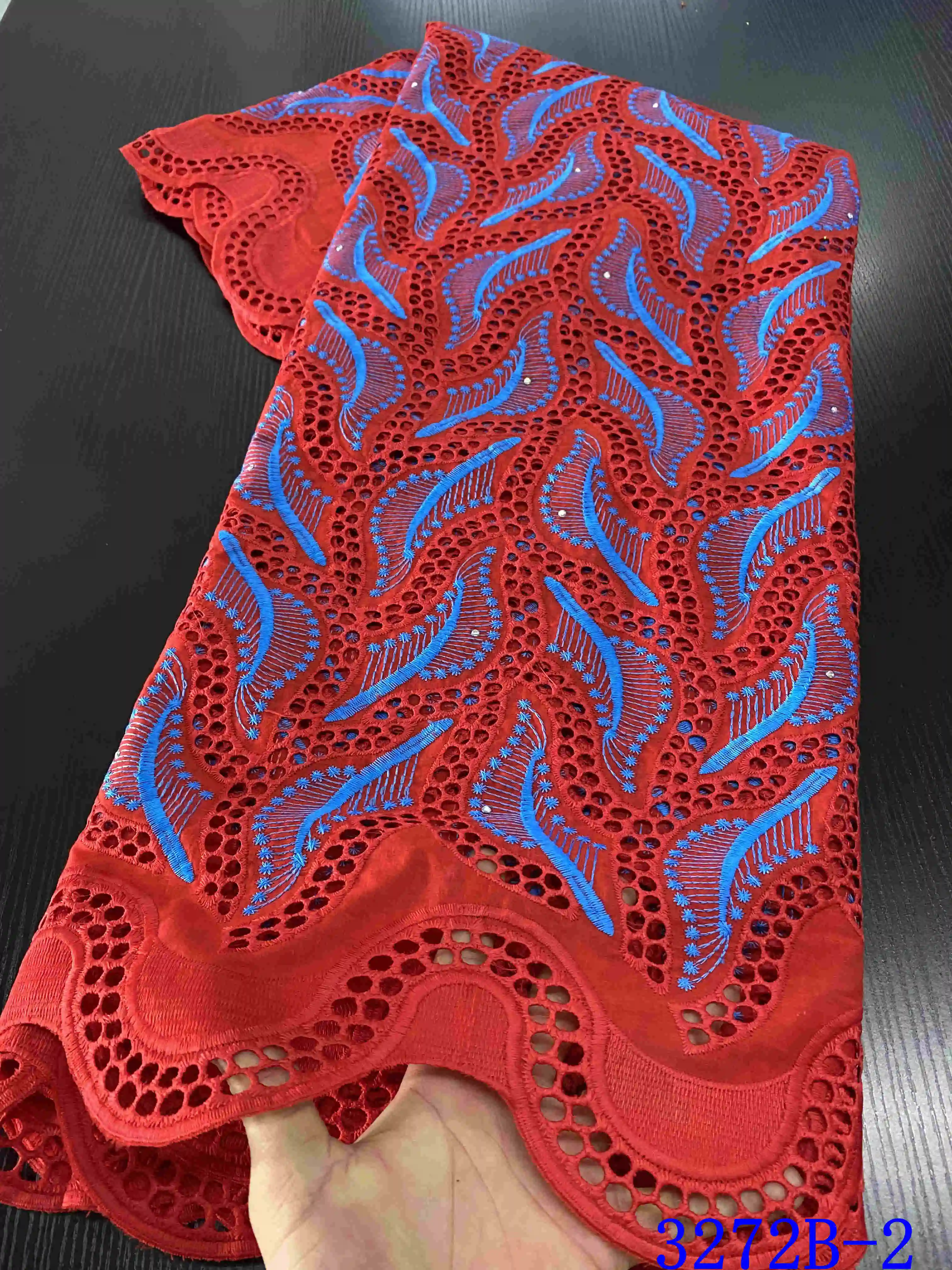 

Lates Voile Lace In Switzerland Nigerian Lace Fabrics 2020 High Quality Lace African Lace Fabric Embroidered For Dress YA3272B-1