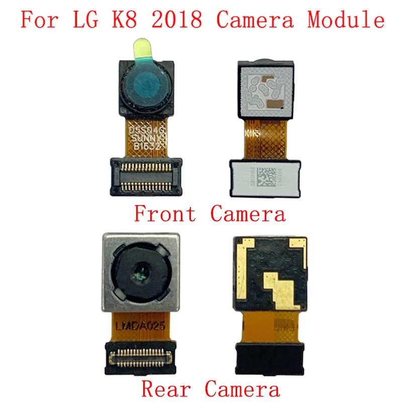 

Rear Back Front Camera Flex Cable For LG K8 2018 K9 X210 Main Big Small Camera Module Repair Replacement Parts