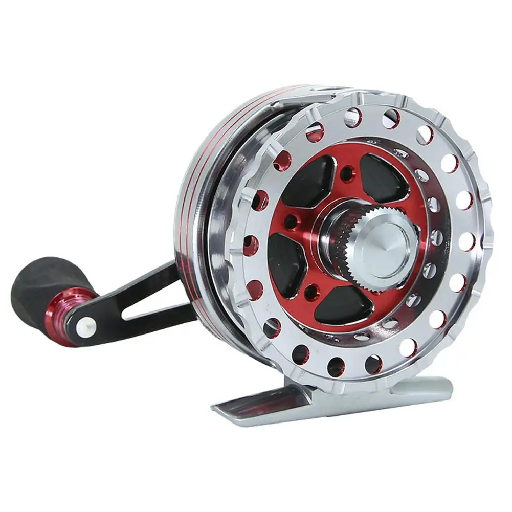 

Metal Fishing Reels Anti-slip Hand Handle Front Raft Wheel Winter Ice Fishing Supplies Freshwater Saltwater Wheel Accessory