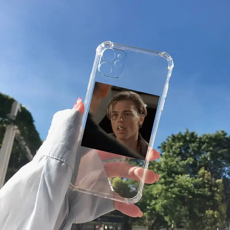 

Leonardo DiCaprio 021 Phone Case Transparent for Clear iPhone 11 12 8 7 6 6S XS MAX Plus X 5S SE 2020 XR mini pro