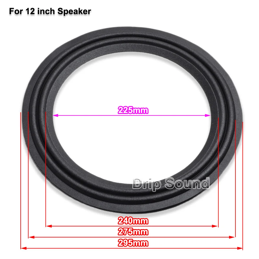 2 х кольцевой низкочастотный динамик с тканевыми краями сабвуфер объемным звуком