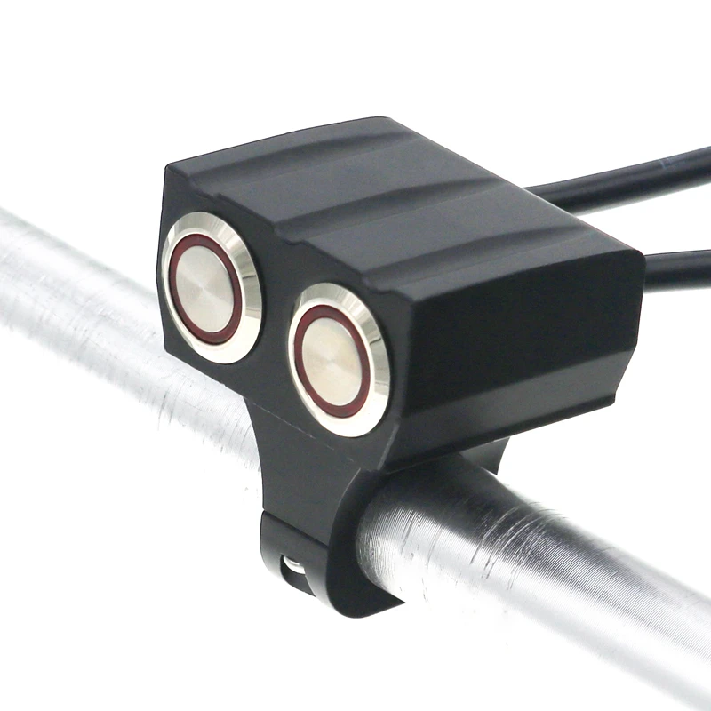 MoFlyeer 22 мм переключатель управления рулем мотоцикла из алюминиевого сплава с