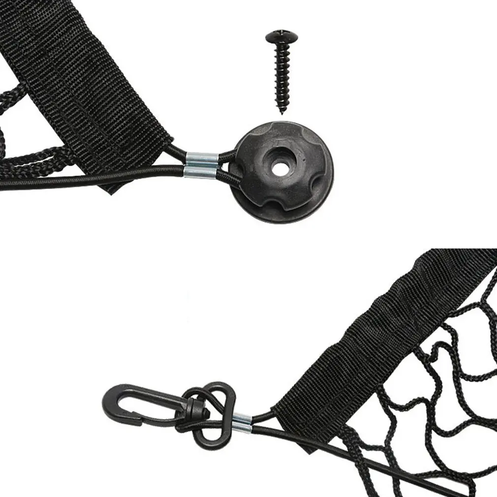 

New Car Trunk Luggage Cargo Net 70 x 70 cm/110 x 60cm Elastic Storage Nylon Organizer Mesh Nets With Accessories Universal