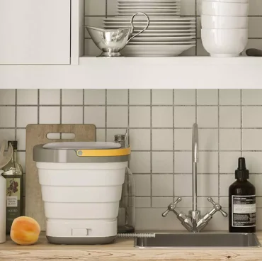 Портативная мини Складная Стиральная машина ведро автоматическая для дома