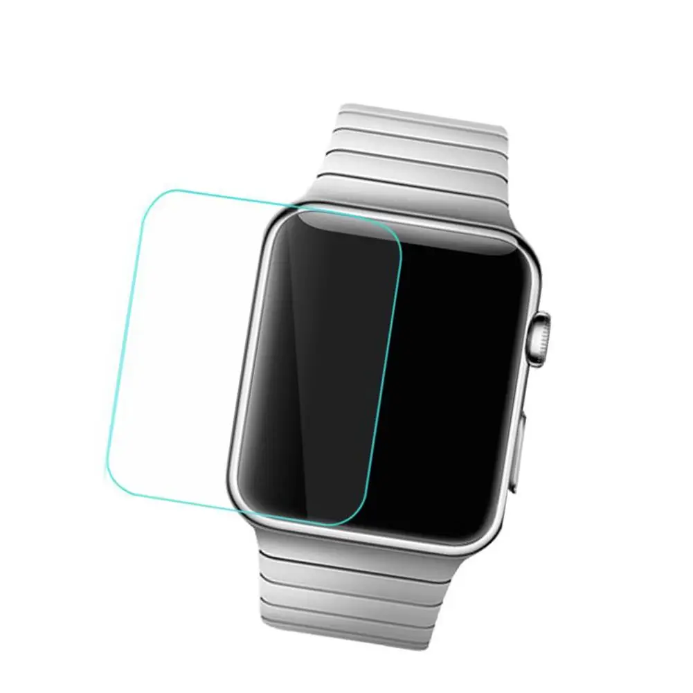 Премиум Закаленное стекло HD полный экран Защитная пленка для Apple Watch 1 2 3 серии 38