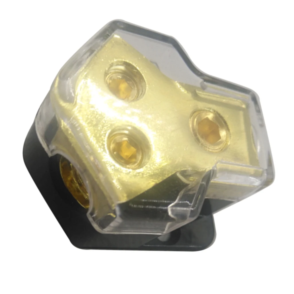 Блок распределения питания для автомобильных аудиоусилителей (1 * 2GA в 2 4GA