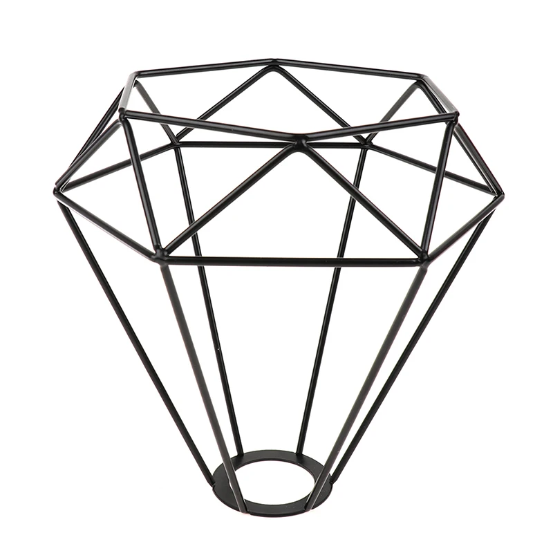 

Металлический подвесной светильник в форме алмаза, Потолочный подвесной абажур