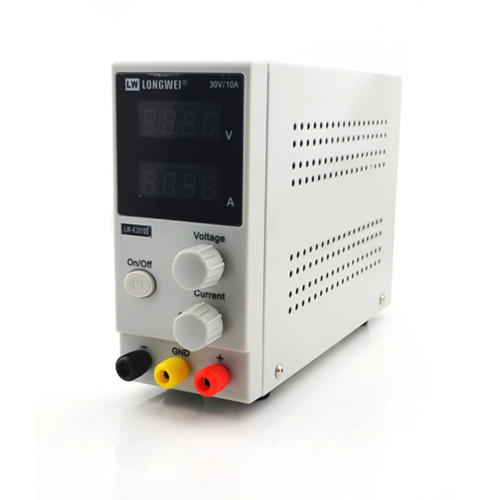 Обновление K3010D источник питания постоянного тока 4-разрядный дисплей Ремонт паяльная Регулируемый источник питания постоянного тока мальчика юноша лаборатории выключатель питания 30В 10A